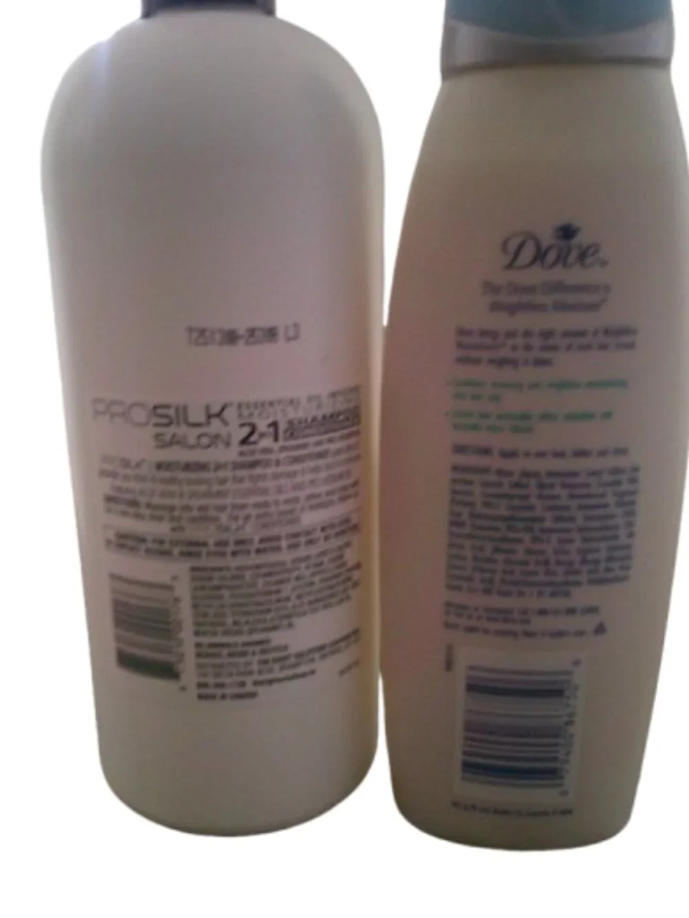Shampoo+Conditioner Lot of 2:  2 in 1 ProSilk Salon & Dove Shampoo Conditioner